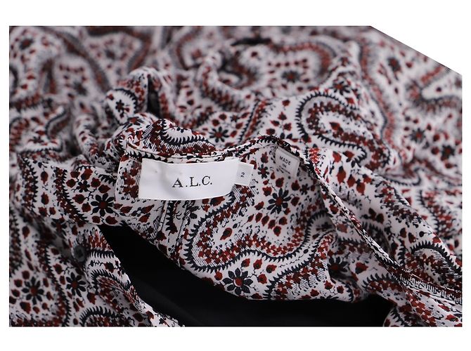 A.L.C ALC Randi Minikleid mit Paisley-Print aus mehrfarbigem Polyester Python drucken - Ansicht 4