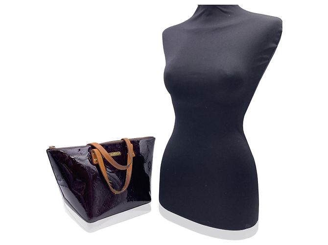 Louis Vuitton Amarante Monogramm Vernis Bellevue PM Einkaufstasche Lila - Ansicht 2
