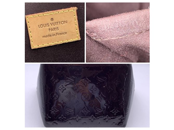 Louis Vuitton Amarante Monogramm Vernis Bellevue PM Einkaufstasche Lila - Ansicht 5