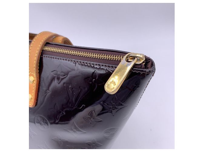 Louis Vuitton Amarante Monogramm Vernis Bellevue PM Einkaufstasche Lila - Ansicht 8