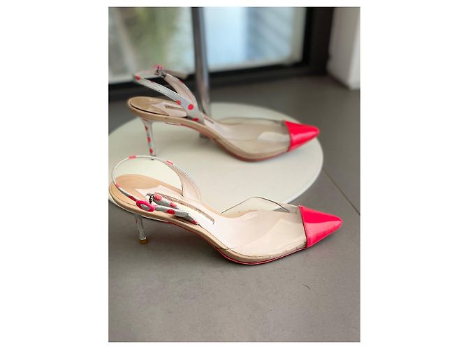 Sandali Sophia Webster Pelliccia Fucsia Metallizzato Metallico Fuschia - vista 6
