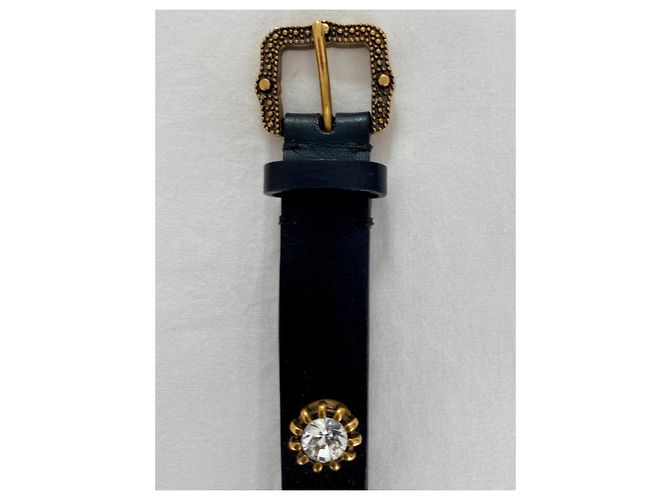 Marmont Collana Gucci in pelle con cristalli Multicolore - vista 4