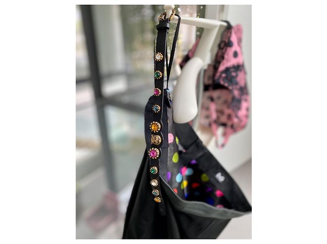 Marmont Collana Gucci in pelle con cristalli Multicolore - vista 7