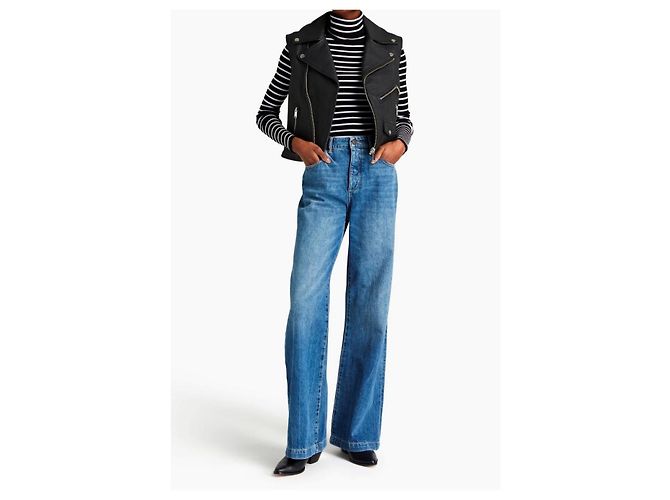 Chaqueta sin mangas Michael Kors de piel negra Negro - vista 2