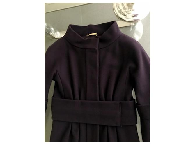 Alberta Ferretti Cappotto con maniche a campana Viola scuro - vista 2