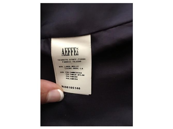 Alberta Ferretti Cappotto con maniche a campana Viola scuro - vista 4