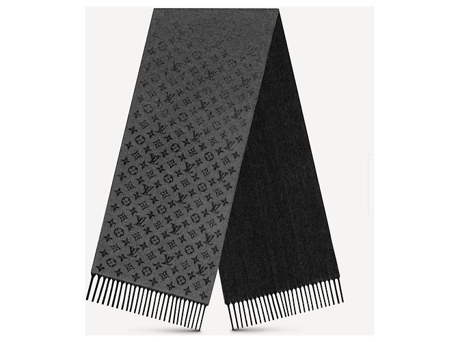 Louis Vuitton LV Monogram gradient scarf Grey - view 2