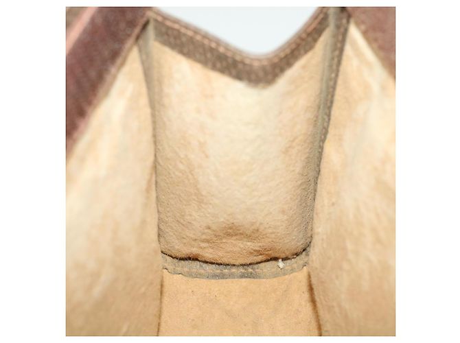 GUCCI Pochette in tela GG Canvas Web Sherry Line Beige Rosso Verde Auth am3107 - vista 11