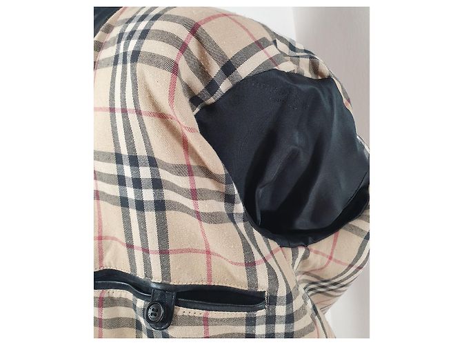 Burberry Nappa Lammlederjacke Schwarz - Ansicht 13