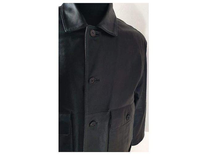 Burberry Nappa Lammlederjacke Schwarz - Ansicht 3