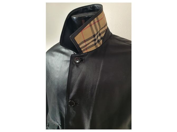 Burberry Nappa Lammlederjacke Schwarz - Ansicht 6