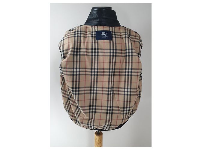 Burberry Nappa Lammlederjacke Schwarz - Ansicht 8