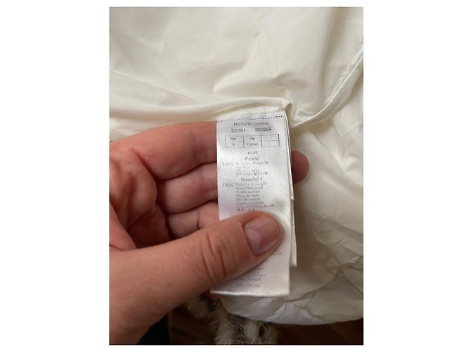 Armani short down jacket White - view 5