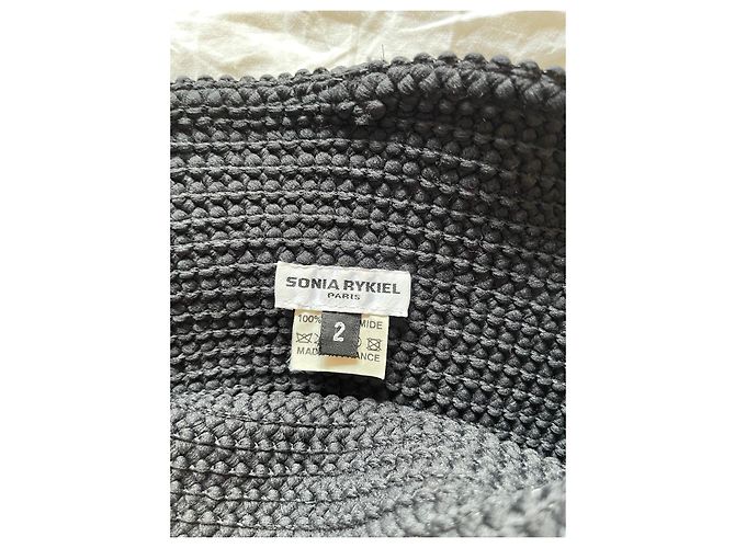 Cappello bucket Sonia Rykiel nero in acrilico - vista 3