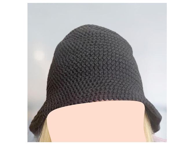 Cappello bucket Sonia Rykiel nero in acrilico - vista 2