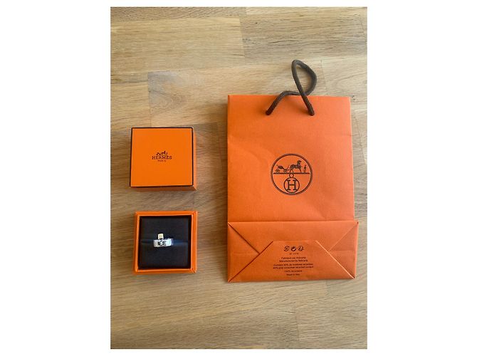 Anillo de hermès kelly Plata - vista 2