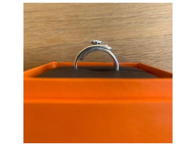 Anillo de hermès kelly Plata - vista 4