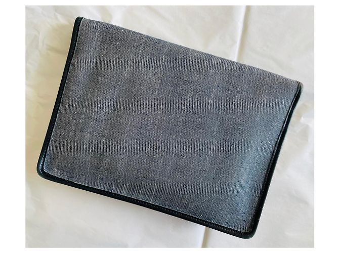Classic Box Céline Pochette vintage Celine Blu - vista 2
