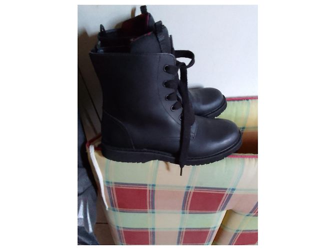 Botas Prada de piel de cordero negras Negro - vista 2