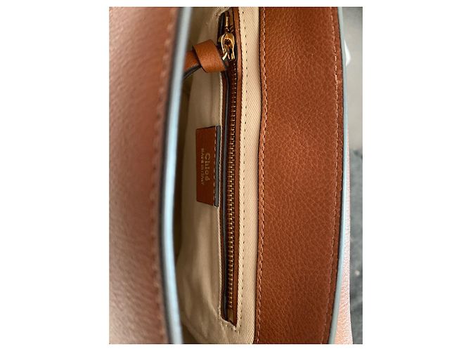 Chloé Wunderschöner Faye-Rucksack Cognac - vista 5