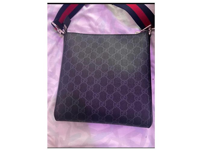 Marmont Borsa Gucci Saddlebag in pelle nera Nero - vista 6