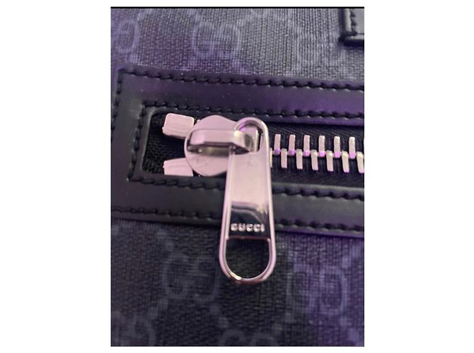 Marmont Borsa Gucci Saddlebag in pelle nera Nero - vista 7
