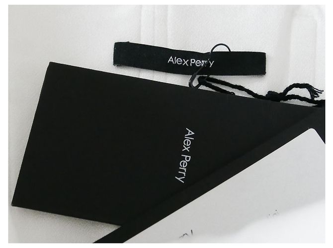 Autre Marque Alex Perry Kea Minikleid mit Pailletten an einer Schulter Pink Weiß - Ansicht 5
