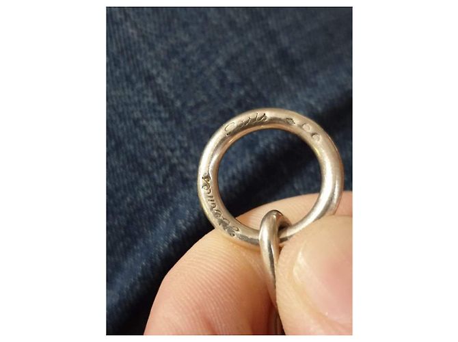 Hermès collana Chaine d'ancre e anello argento - vista 4