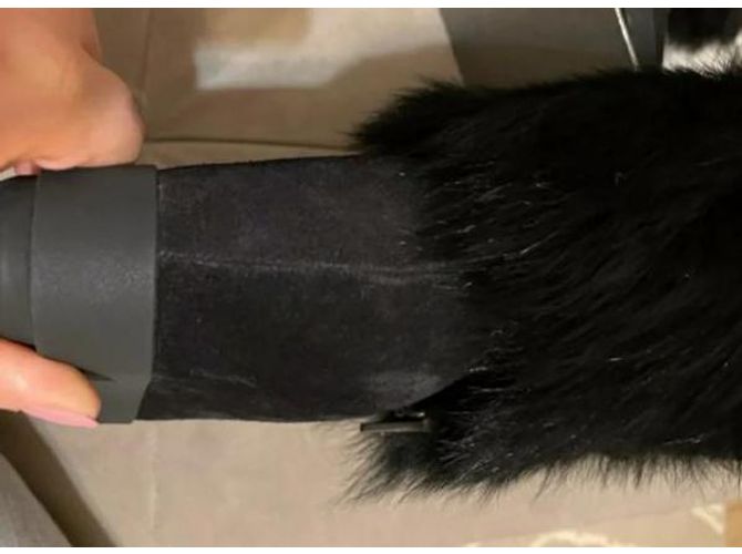 Botas Prada de ante negro - vista 8