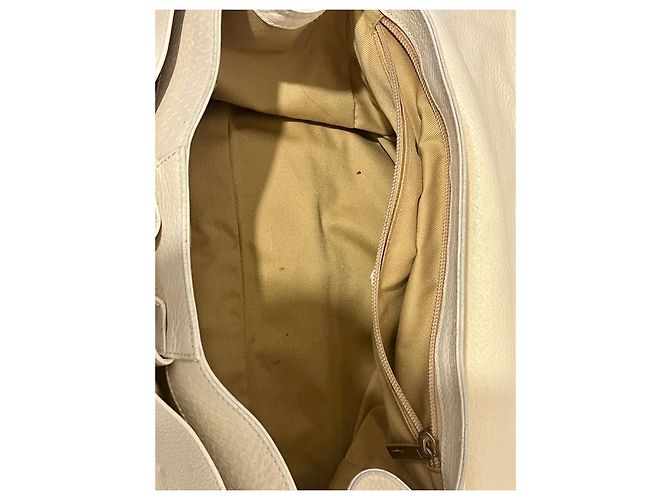 Salvatore Ferragamo Borsa a spalla grande Salvadore Ferragamo avorio Bianco Crudo - vista 11