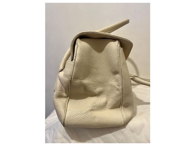 Salvatore Ferragamo Borsa a spalla grande Salvadore Ferragamo avorio Bianco Crudo - vista 13