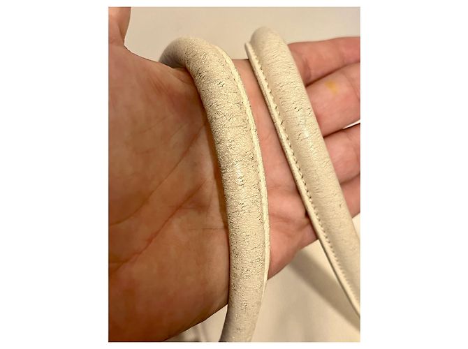 Salvatore Ferragamo Borsa a spalla grande Salvadore Ferragamo avorio Bianco Crudo - vista 16