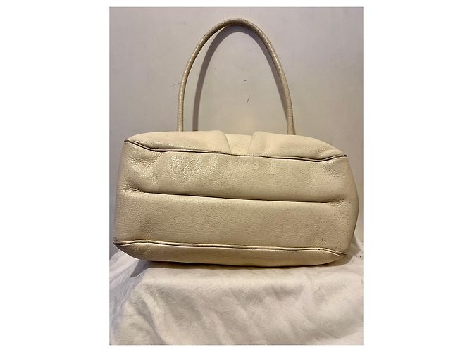 Salvatore Ferragamo Borsa a spalla grande Salvadore Ferragamo avorio Bianco Crudo - vista 2
