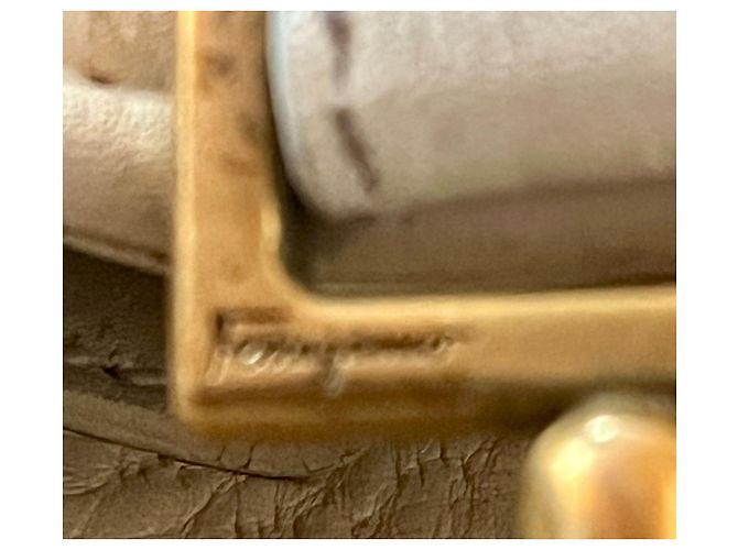 Salvatore Ferragamo Borsa a spalla grande Salvadore Ferragamo avorio Bianco Crudo - vista 4