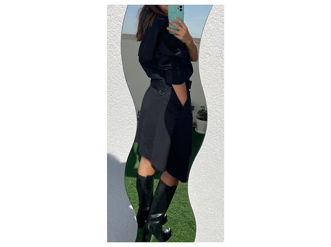 Abrigo Burberry Oversize de algodón negro - vista 11