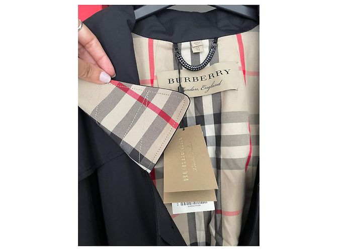 Abrigo Burberry Oversize de algodón negro - vista 2
