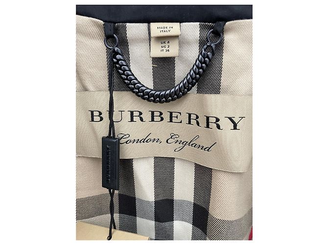 Abrigo Burberry Oversize de algodón negro - vista 3