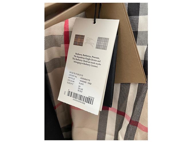 Abrigo Burberry Oversize de algodón negro - vista 4