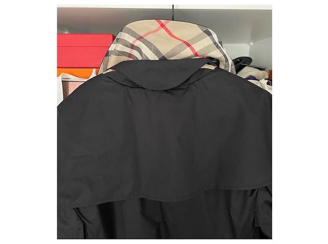 Abrigo Burberry Oversize de algodón negro - vista 6