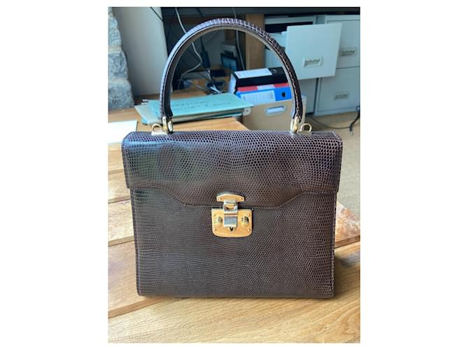 Gucci Borsa a tracolla Lady Lock Cioccolato - vista 2
