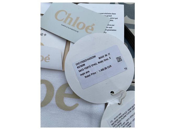 Faye Borsa a mano Chloé in pelle beige - vista 3