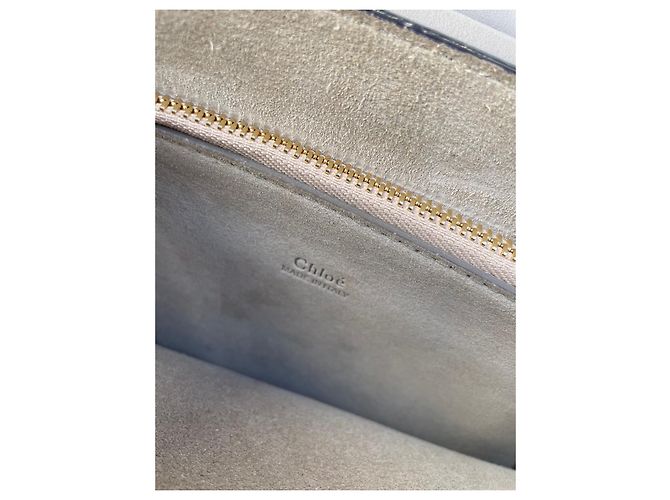 Faye Borsa a mano Chloé in pelle beige - vista 6
