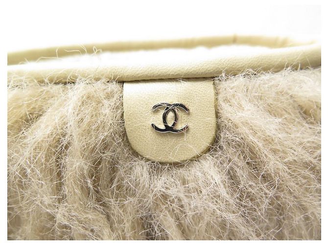 Tamanho de botas Chanel 36 BOTAS BEGE DE PELE Falso - vista 4