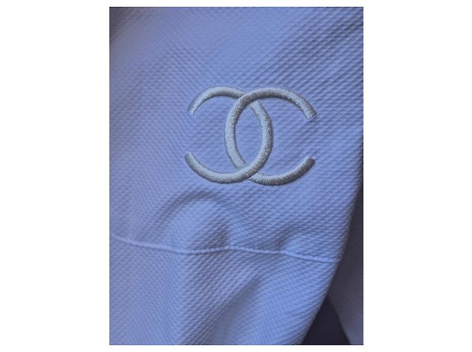 Kimono Chanel de puro algodón Blanco - vista 10