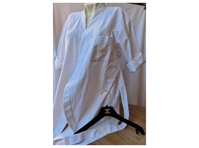 Kimono Chanel de puro algodón Blanco - vista 2