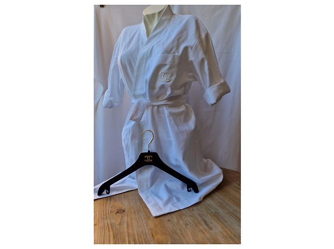 Kimono Chanel de puro algodón Blanco - vista 3