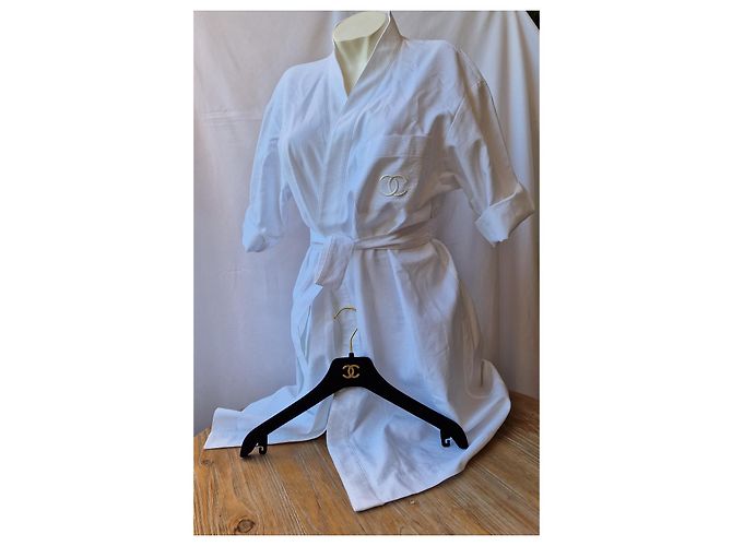 Kimono Chanel de puro algodón Blanco - vista 4