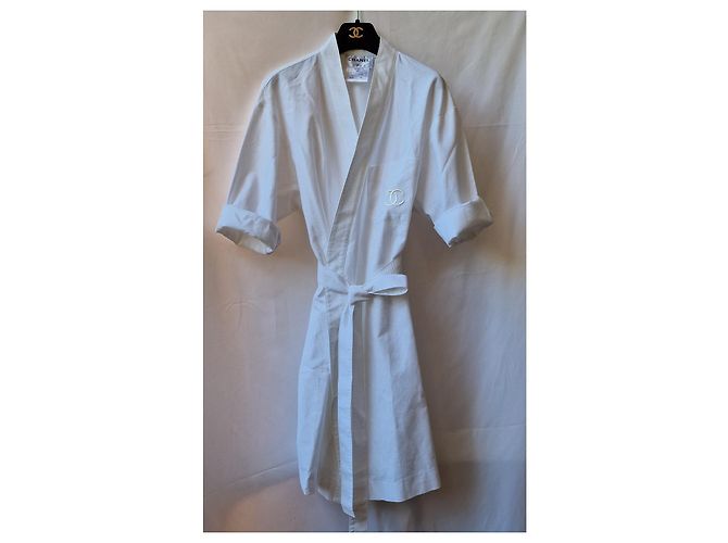 Kimono Chanel de puro algodón Blanco - vista 9