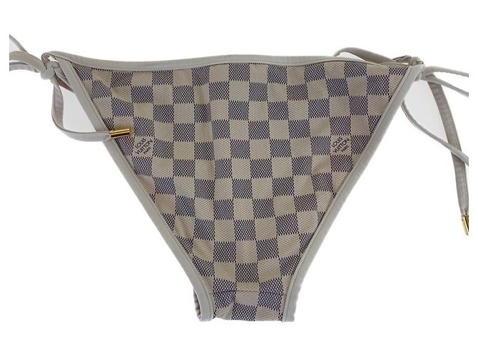 LOUIS VUITTON Bañador Damier Azur Blanco - vista 6
