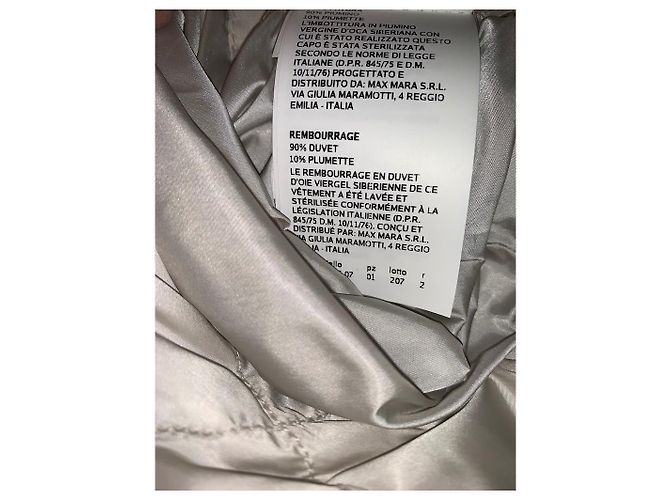 Chaqueta de plumón reversible Max Mara The Cube SMaxMara beige - vista 8